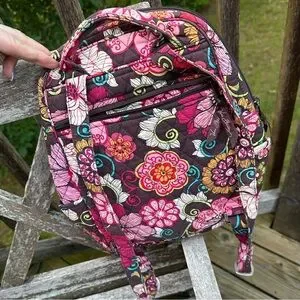 Vera Bradley Red and Pink Floral Quilted Mini Backpack Vera Bradley | Bags | Vera Bradley Pink And Red Quilted  main image 4